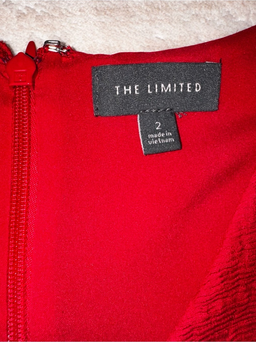 The Limited Red Sleeveless Pleated Midi Dress - Picture 6 of 15